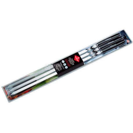 Forester, A set of skewers, large, wooden handle, 6 pcs., 55 cm