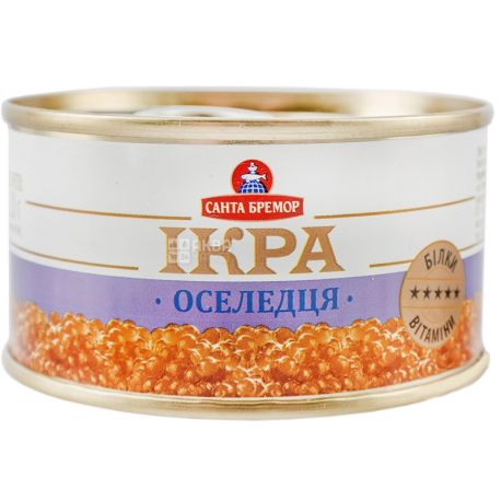 Санта Бремор, Ікра оселедця делікатесна, Люкс, 110 г