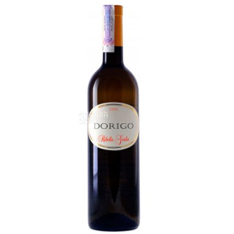 Dorigo, Вино біле сухе Ribolla Gialla, 0,75 л