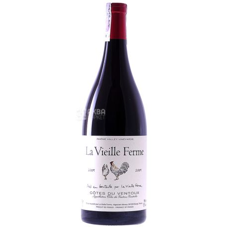 La Vieille Ferme, Dry red wine, Rouge, 1.5 L