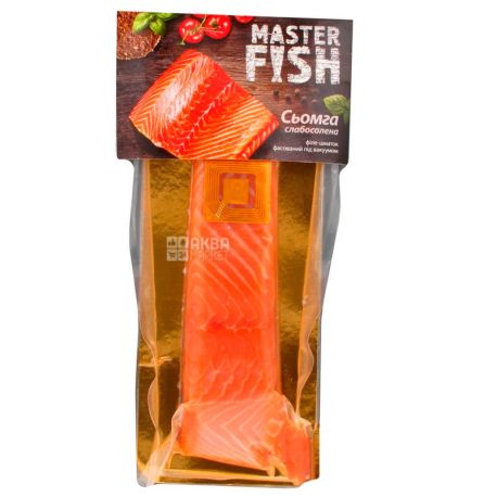 Master Fish, Сьомга слабосолена, філе, 240 г