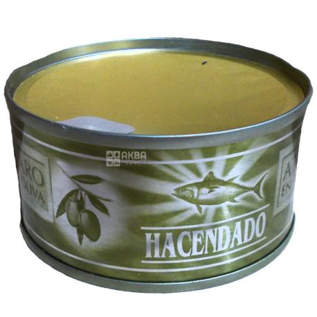 Hacendado Claro, Тунец в оливковом масле, 80 г