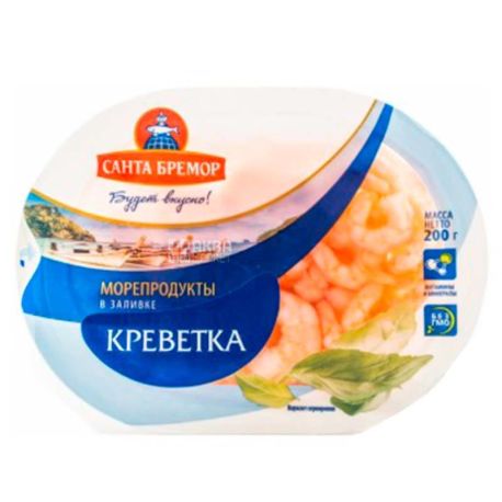 Santa Bremor, Shrimps in pouring "Bremor", 200 g