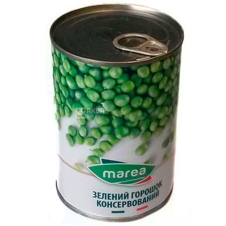 Marea, Горошек зеленый консервированный, 400 г
