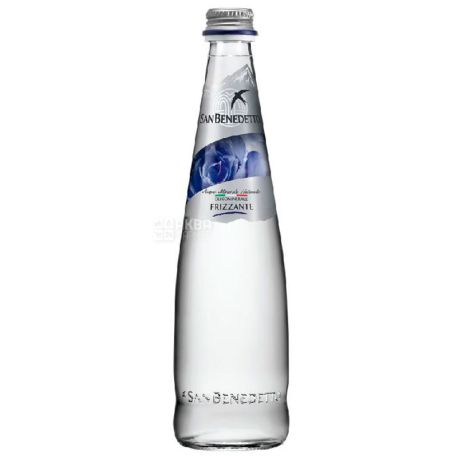 San Benedetto, Carbonated water, 0.5 l, glass, glass