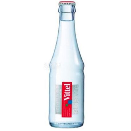 Vittel, Non-carbonated mineral water, 0.25 l, glass, glass