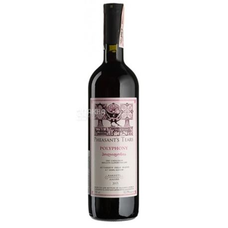Pheasant`s tears, Вино червоне сухе Polyphony, 0,75 л