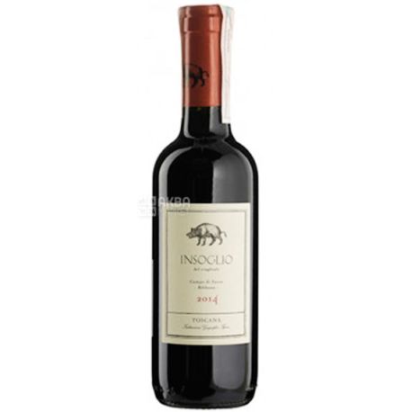 Campo di Sasso, Вино красное сухое Boar Insoglio, 14%, 0,375 л