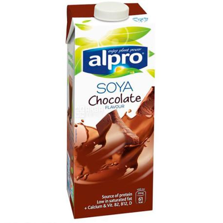 Alpro Soya Chocolate 1l Soymilk with chocolate