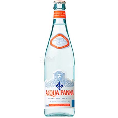 Acqua Panna, 0,5 л, Аква Панна, Вода мінеральна негазована, скло