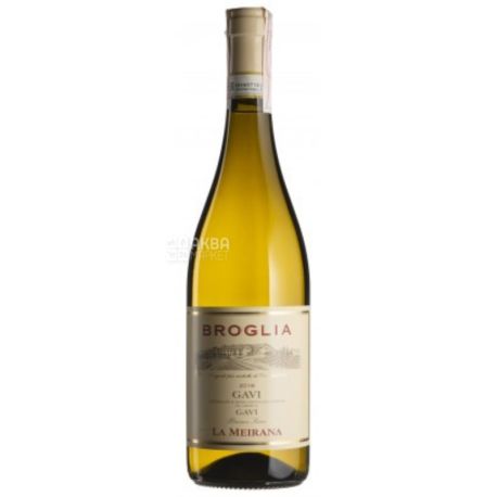 Broglia, Gavi La Meirana, Вино біле сухе, 0,75 л