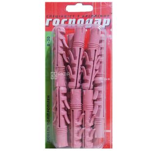  Господар, Дюбель, Распорный, 3012, 12х60 мм, 15 шт.