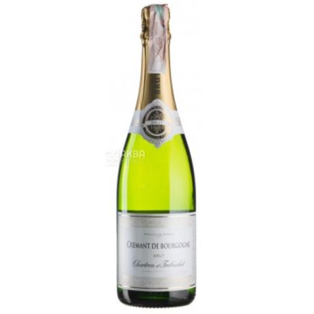 Chartron et Trebuchet, Вино ігристе біле брют, Cremant de Bourgogne, 0,75 л 