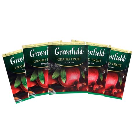 Greenfield, Grand Fruit, 100 пак. x 2 г,, Чай Гринфилд, Гранд Фрут, черный с гранатом ,HoReCa