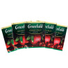 Greenfield, Grand Fruit, 100 пак. x 2 г,, Чай Гринфилд, Гранд Фрут, черный с гранатом ,HoReCa