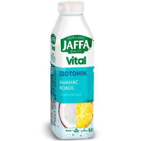 Jaffa Vital Isotonic, Pineapple Coconut, Fruit juice with coconut water, 0.5 L