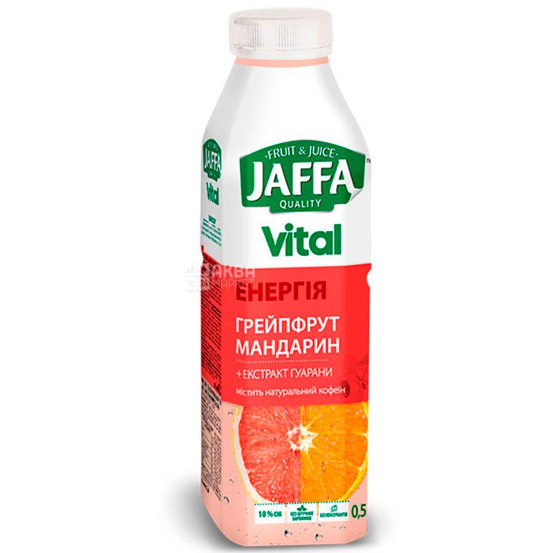 Jaffa Vital Energy, Drink, Grapefruit-Mandarin with Guarana extract, 0.
