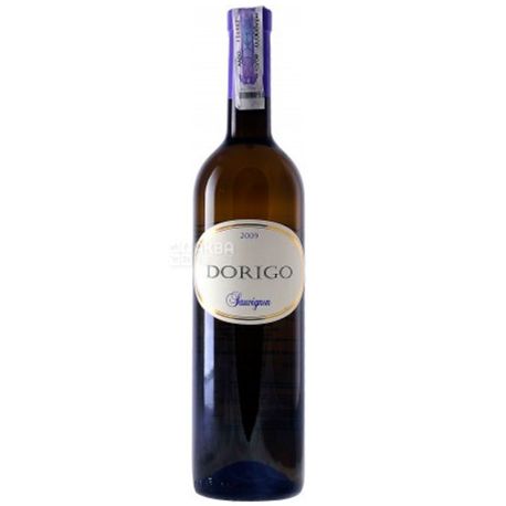 Dorigo Sauvignon, Вино белое сухое, 0,75 л