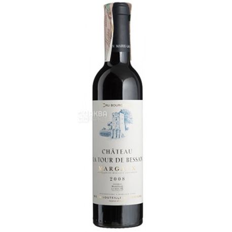 Chateau la Tour de Bessan, Вино красное сухое Margaux 2008, 0,375 л