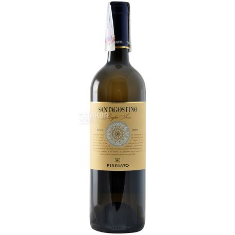 Firriato, Вино біле сухе, Santagostino Baglio Soria Catarratto-Chardonnay, Вино біле сухе, 0,75 л