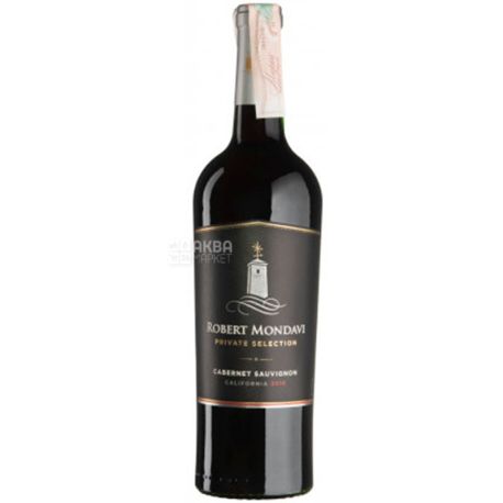 Robert Mondavi, Cabernet Sauvignon Private Selection, Вино красное сухое, 0,75 л