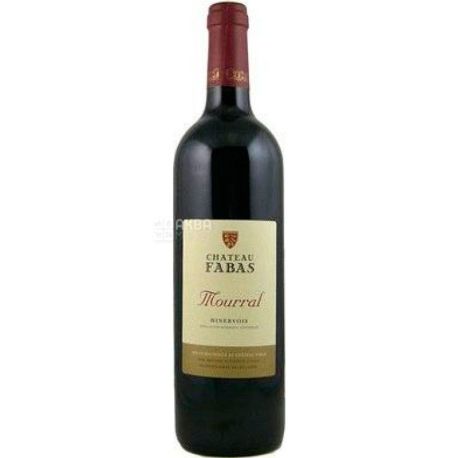 Chateau Fabas, Вино красное сухое, Mourral 2006, 0,75 л