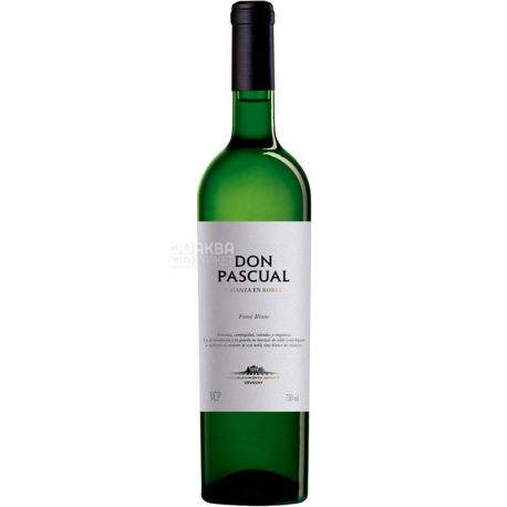 Juanico, Вино белое сухое Don Pascual Crianza en Roble Fume Blanc, 0,75 л