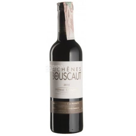 Chateau Bouscaut, Вино красное сухое, Le Chenes De Bouscaut 2015, 0,375 л