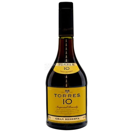 Torres Imperial Brandy 10, Бренді, 10 років витримки, 0,7 л