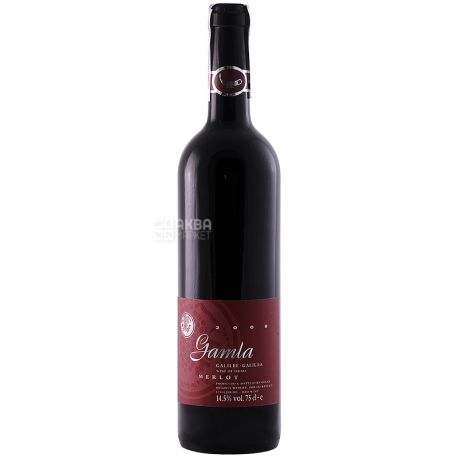Golan Heights Winery, Вино красное сухое, Merlot Gamla, 750 мл