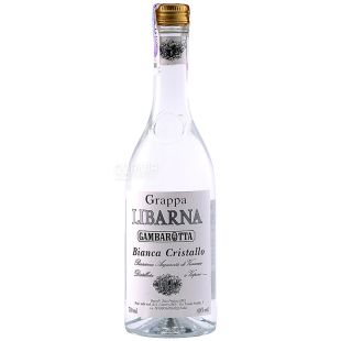 Gambarotta, Граппа, Grappa Libarna Cristallo, 0,7 л