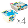 Alpro, Classic Coconut, Упаковка 4 шт. по 125г, Алпро, Десерт Кокосовый, соевый йогурт