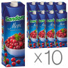 Sandora, Журавлина, Упаковка 10 шт. по 0,95 л, Сандора, Морс натуральний