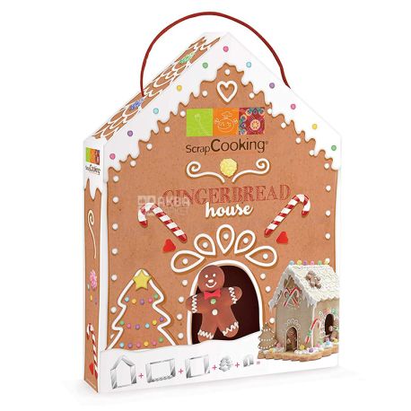 ScrapCooking, Bakeware Gingerbread House, 5 Forms