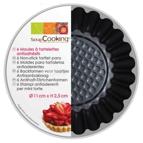 ScrapCooking, Форма для випічки тарталеток, 6 форм
