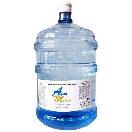 AquaMelan, Water with melanin, 18.9 l