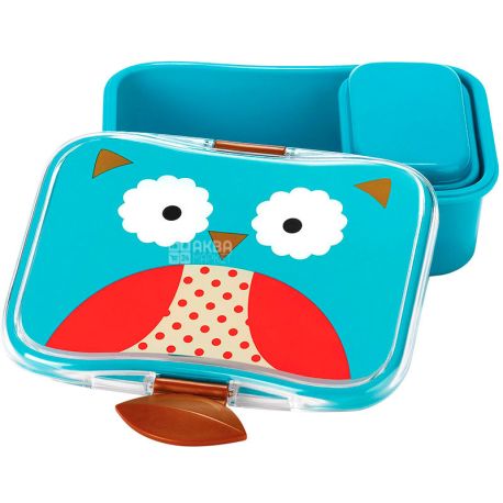 Skip Hop, Бутербродниця дитяча, Совеня, пластик, 700 мл