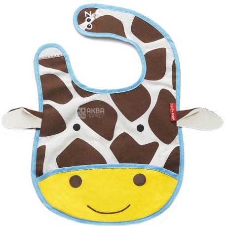 Skip Hop, Baby Bib Giraffe, 23x21 cm