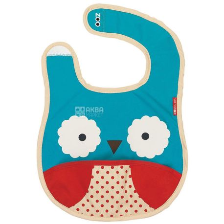Skip Hop, Baby Bib Owl Owl, 23x21 cm