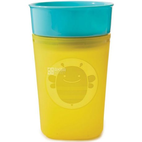 Skip Hop, Glass Bee for Children, with a lid, 0.266 l