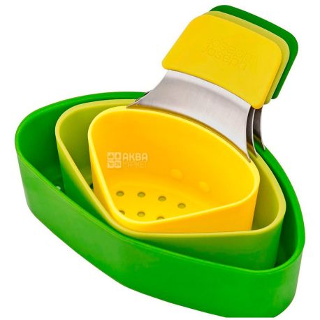 Joseph Joseph, Набор для приготовления на пару, 3 предмета, зеленый
