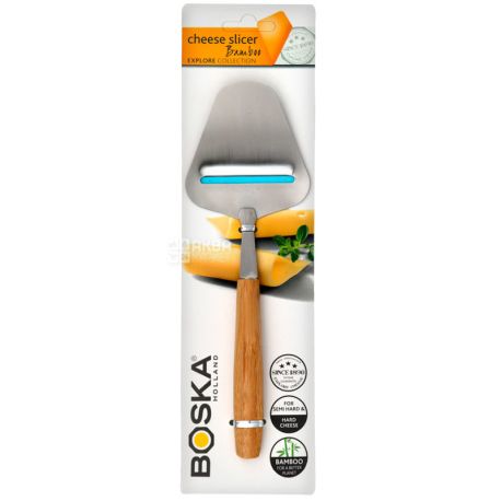 Boska Holland Bamboo, Нож для нарезки сыра ломтиками, 22 см