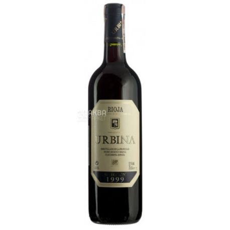 Urbina Seleccion 1999, Вино червоне сухе, 0,75 л
