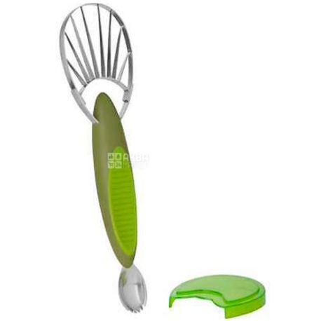 Trudeau, Нож для авокадо 2в1, зеленый, 9 см