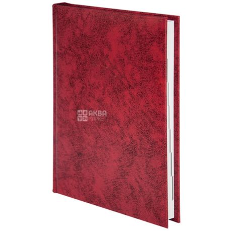 Buromax Base, Ежедневник недатированный, А5, красный