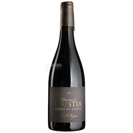 Domaine de Cristia, Cotes du Rhone Vieilles Vignes, Вино красное сухое, 0,75 л