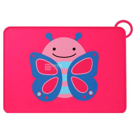 Skip Hop, Силиконовая подставка под тарелки, Бабочка