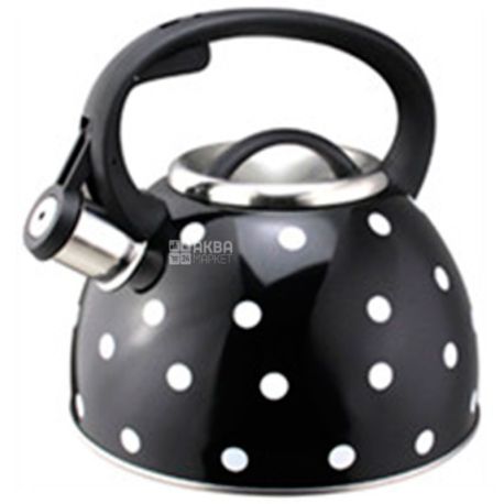 Vincent, Metal kettle with a whistle, assorted, 2,5 l