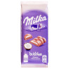 Milka Bubbles, 97 г, Мілка Баблс, Шоколад молочний пористий Кокос