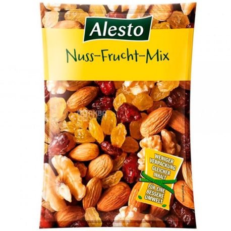 Alesto Nut & Fruit Mix, Мікс горіхів, родзинок і журавлини, 200 г